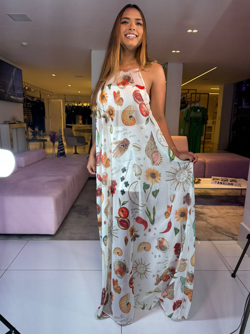 Vestido Longo Lote Vazado