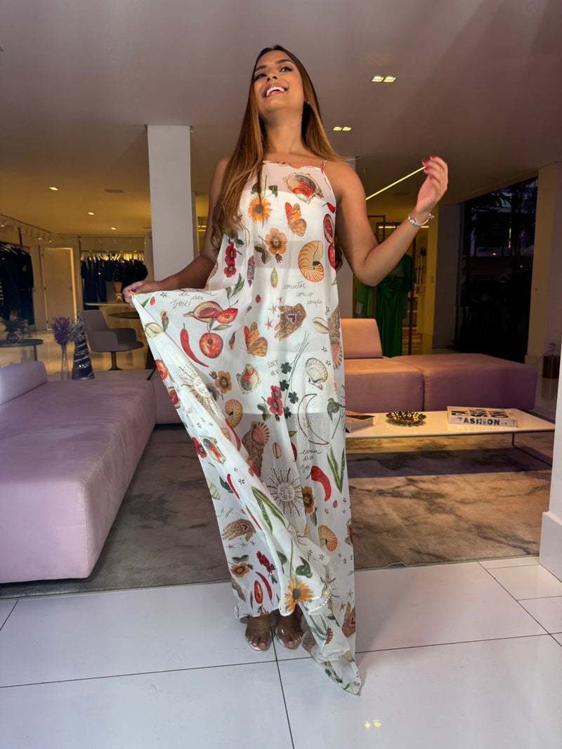 Vestido Longo Lote Vazado